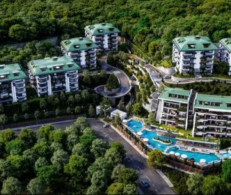 Apartments for sale in installments with no down payment in Beykoz, Istanbul - Chinar Project