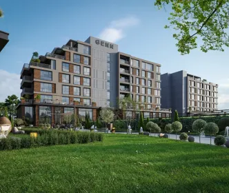 Modern apartments for sale in Kucukcekmece - Jin Halkali Project
