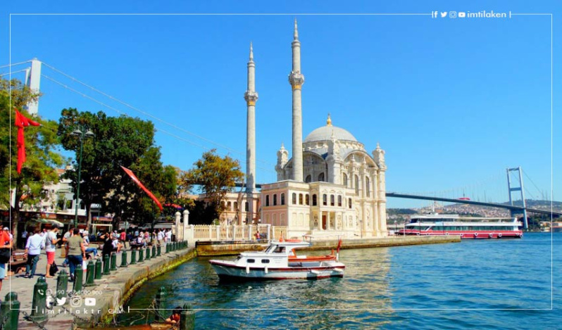 The Turkish Masterpiece Ortakoy Mosque in Istanbul