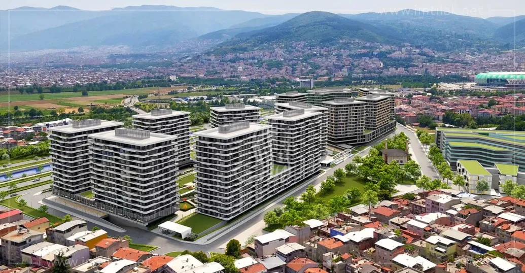 Apartments for sale in Osmangazi, Bursa, eligible for Turkish citizenship - Nilufer Residences