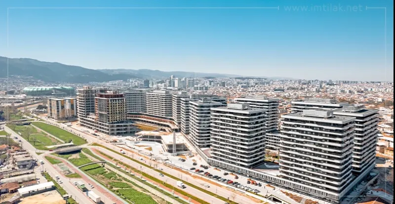 Apartments for sale in Osmangazi, Bursa, eligible for Turkish citizenship - Nilufer Residences