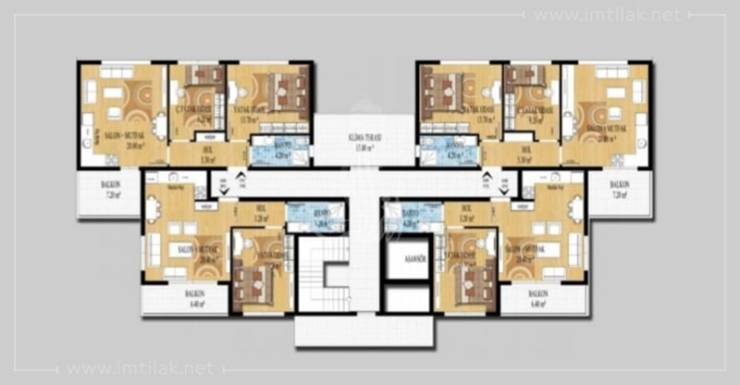 Antalya Style 816 - IMT | Apartment Plans