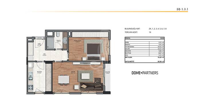 Istanbul Heart 1351 - IMT | Apartment Plans