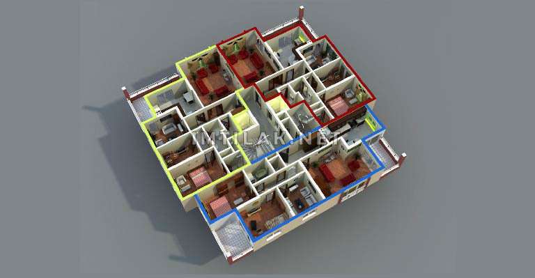 Сафир Резиденс ИМТ - 54 | Планировки квартир