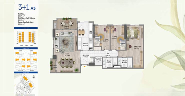 Sakli Project 1355 - IMT | Apartment Plans