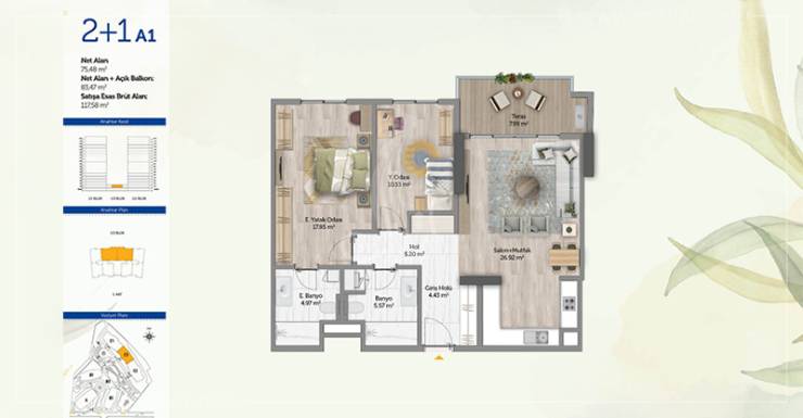 Sakli Project 1355 - IMT | Apartment Plans