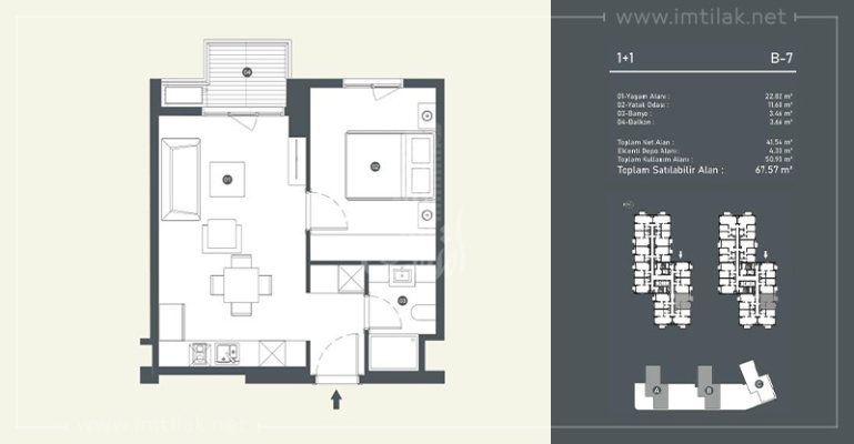 Концептуальный проект 1375 - ИМТ | Планировки квартир