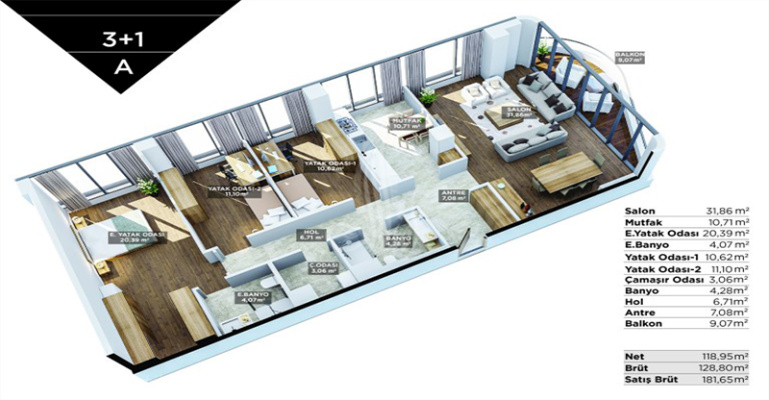 We Istanbul 450 - IMT | Apartment Plans