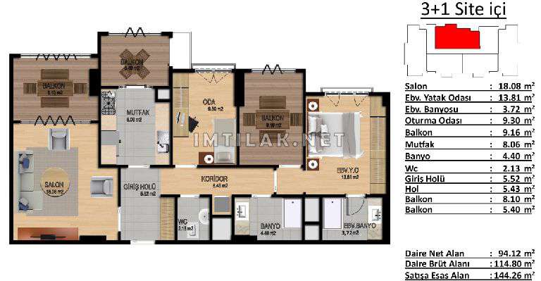IMT-115 Collar Of Valley Project | Apartment Plans