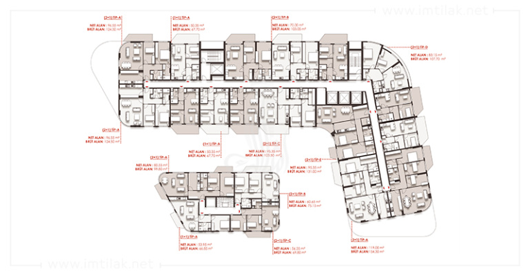 Фламинго Стамбул 1387 - IMT | Планировки квартир