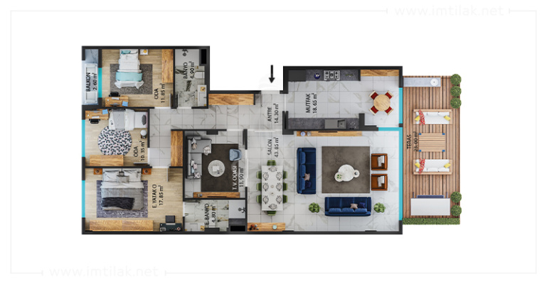 Кулел Проект 1401 - ИМТ | Планировки квартир