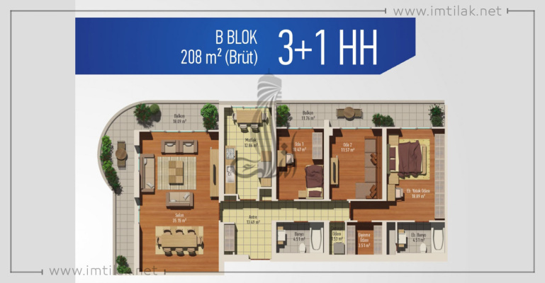 IMT-77 Аль-Эхлас 7 | Планировки квартир