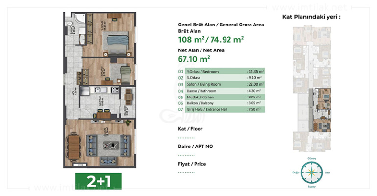 Meydan Residence 1418 - IMT | Apartment Plans