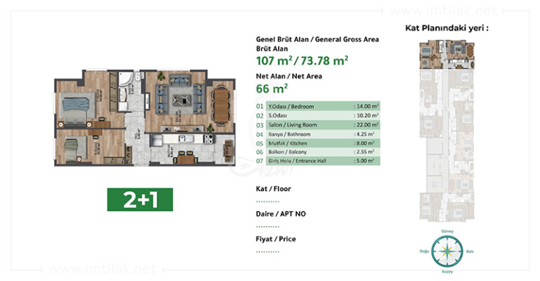 Meydan Residence 1418 - IMT | Apartment Plans