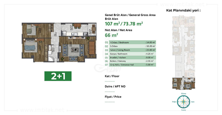 Meydan Residence 1418 - IMT | Apartment Plans