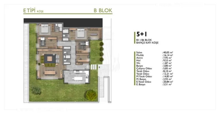 1419 - IMT Life Bahcesehir | Plan de construction