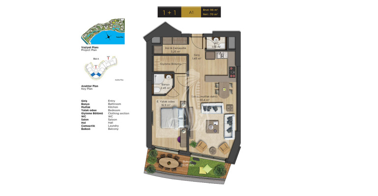 Marmara Pearl  IMT - 90 | Apartment Plans