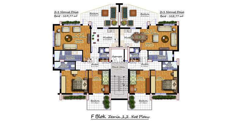 Résidence Mudanya | Plan de construction