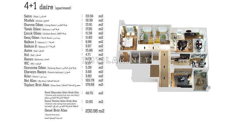 Trabzon Pearl Project IMT-953 | Apartment Plans