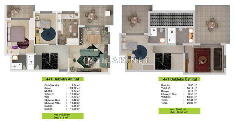 Blue Green Project | Apartment Plans
