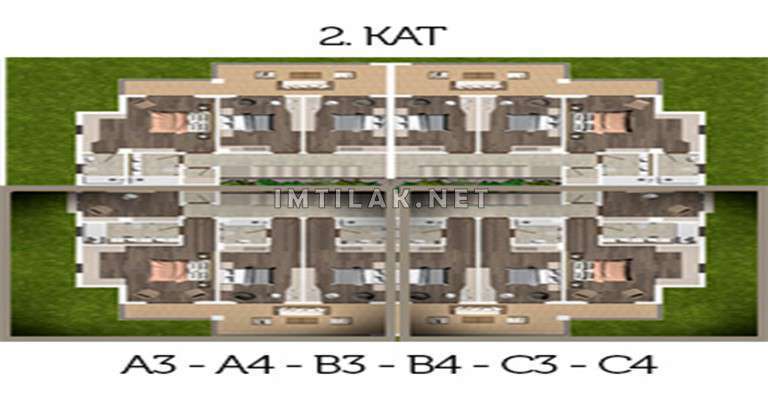 Résidence Villas Bademli Bursa | Plan de construction