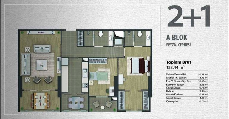 IMT- 98 Basaksehir Valley | Apartment Plans