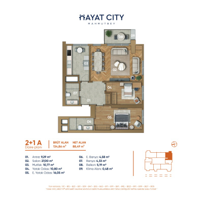 IMT-1442 Проект города Хайя | Планировки квартир