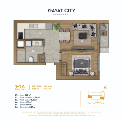 IMT-1442 Проект города Хайя | Планировки квартир