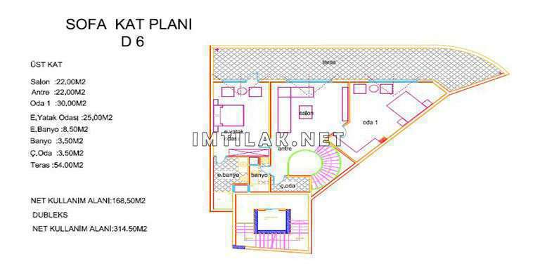 Résidence palais de Mudanya | Plan de construction
