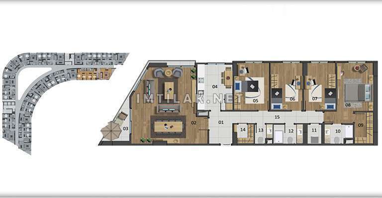Istanbul Luxury Apartments For Sale - Pashador Project IMT - 232 | Apartment Plans