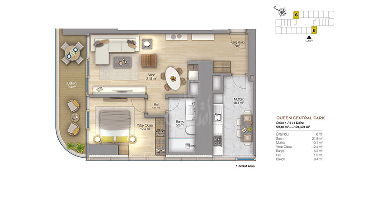 Sisli Queen Project IMT-73 | Apartment Plans