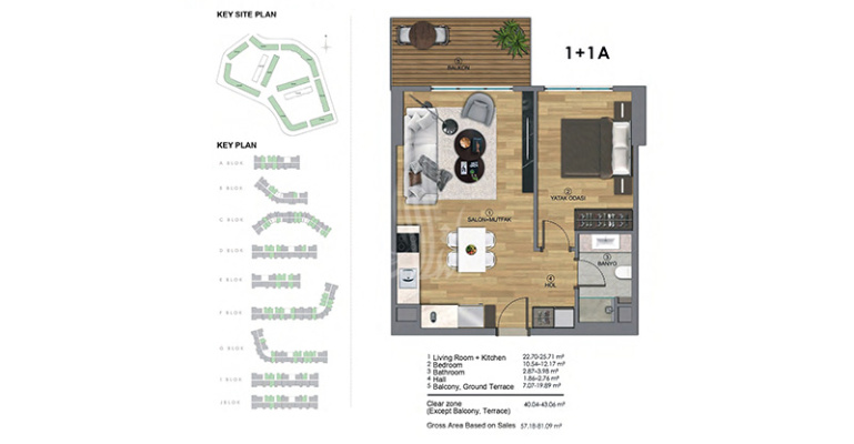 IMT - 886 Yaşam Park  Antalya | Apartment Plans