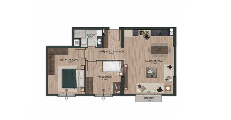 IMT - 1445 Metro 24 | Apartment Plans