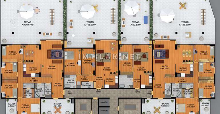 Королевская резиденция Проект IMT - 57 | Планировки квартир