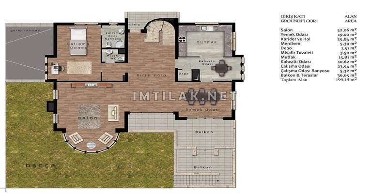 Istanbul Villas For Sale - Marmara Palace Project IMT - 511 | Apartment Plans