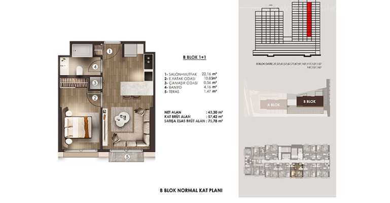 IMT -1452 Şişli Lotus | Apartment Plans