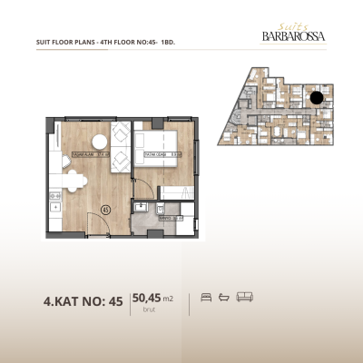 Barbarossa Wings IMT - 1453 | Apartment Plans