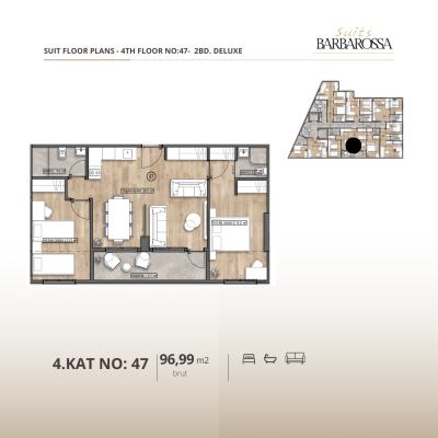 Barbarossa Wings IMT - 1453 | Apartment Plans