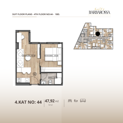 Barbarossa Wings IMT - 1453 | Apartment Plans