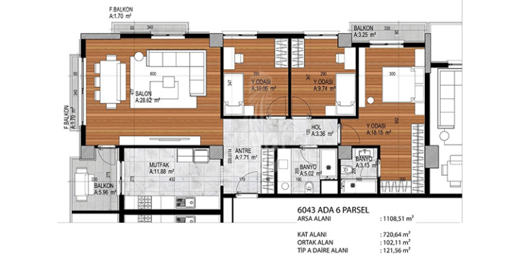 IMT - 1084 Sedir Park Reserve | Apartment Plans