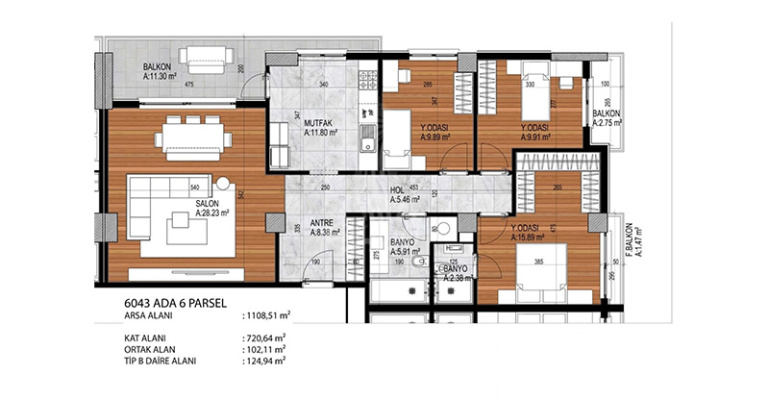 IMT - 1084 Sedir Park Reserve | Apartment Plans