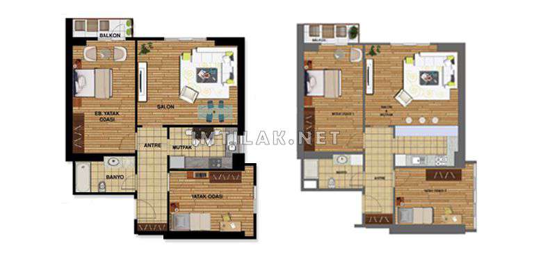 Дома и квартиры на продажу в Стамбуле Делюкс Проект IMT - 202 | Планировки квартир