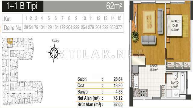 Терраса Гарден Резиденс IMT - 238 | Планировки квартир