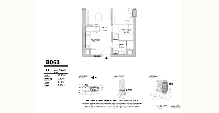 Nivo Ataköy Complex  IMT - 88 | Apartment Plans
