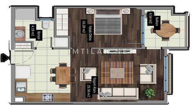 Дома на продажу в Стамбуле - Бахчешехир Вади Проект IMT - 239 | Планировки квартир