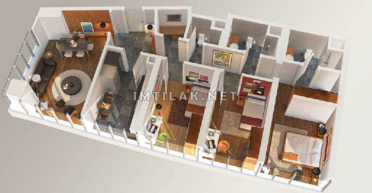 Квартира на продажу в Стамбуле, Турция - Ipek Park Project IMT - 212 | Планировки квартир