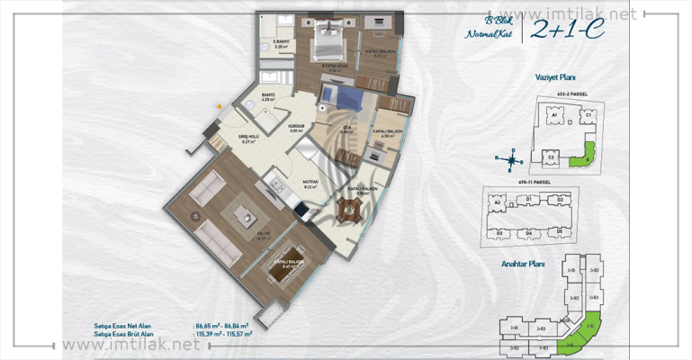 Ebruli Project IMT-83 | Apartment Plans