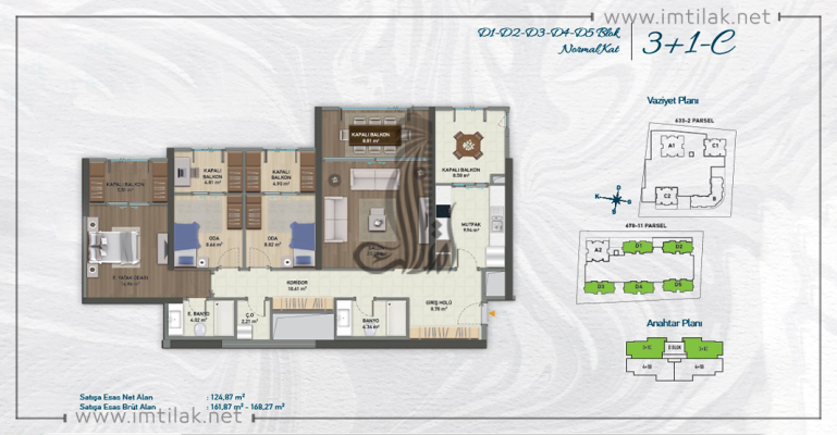 Эбрули Проект ИМТ-83 | Планировки квартир
