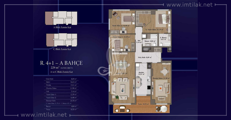 IMT-101 Mirage Complex | Apartment Plans