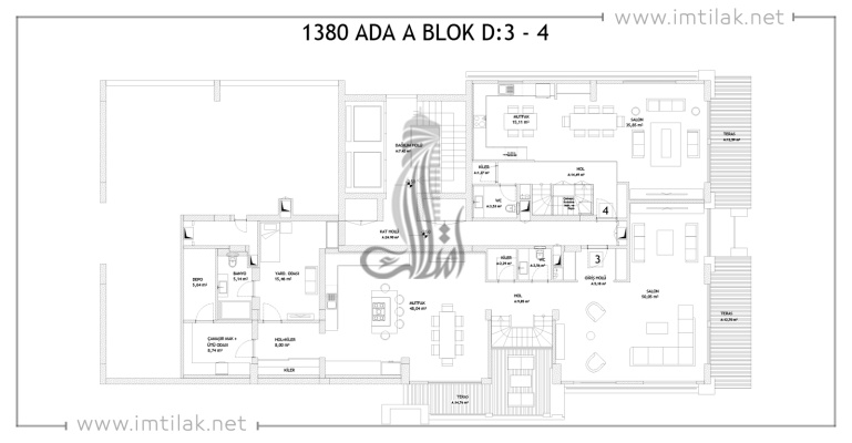 IMT-103 Проект Дворец Трабия | Планировки квартир